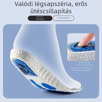 PU anyagú sportcipő talpbetét, légáteresztő, ütéscsillapító, dezodoráló és nedvességelvezető, uniszex Footprint Tribe