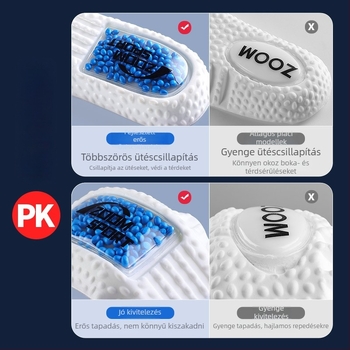PU anyagú sportcipő talpbetét, légáteresztő, ütéscsillapító, dezodoráló és nedvességelvezető, uniszex Footprint Tribe