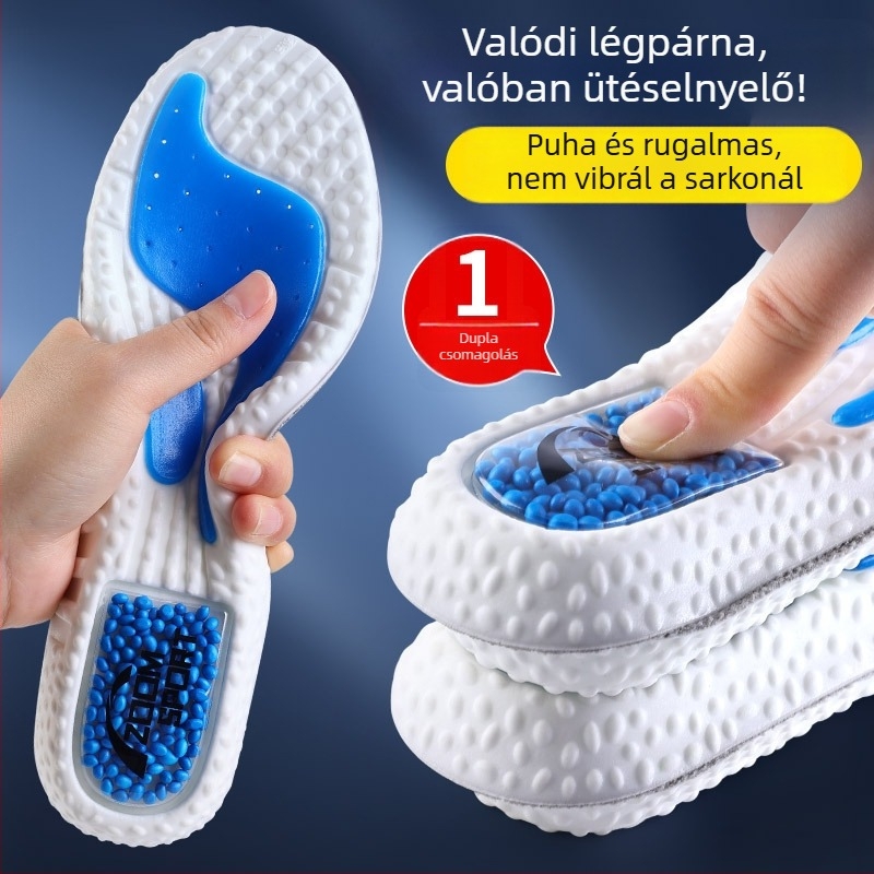 PU anyagú sportcipő talpbetét, légáteresztő, ütéscsillapító, dezodoráló és nedvességelvezető, uniszex Footprint Tribe
