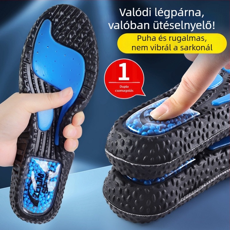 PU anyagú sportcipő talpbetét, légáteresztő, ütéscsillapító, dezodoráló és nedvességelvezető, uniszex Footprint Tribe