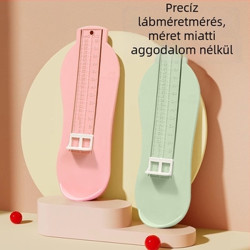 Baba cipőméret mérőeszköz, univerzális a csecsemők és kisgyermekek számára, ABS műanyagból, standard csomagolás, Márka: Egyéb