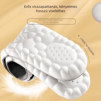 PU talptalp, modell 2219-fleece-lined, meleg, izzadság-elnyelés és masszázs funkcióval, alkalmas edzőcipőkhöz, bakancsokhoz, hétköznapi és munka cipőkhöz, téli szezon