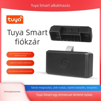 Fiókos szekrény zár Bluetooth alkalmazásvezérléssel és távoli feloldással, ABS anyag, modell B-P-08