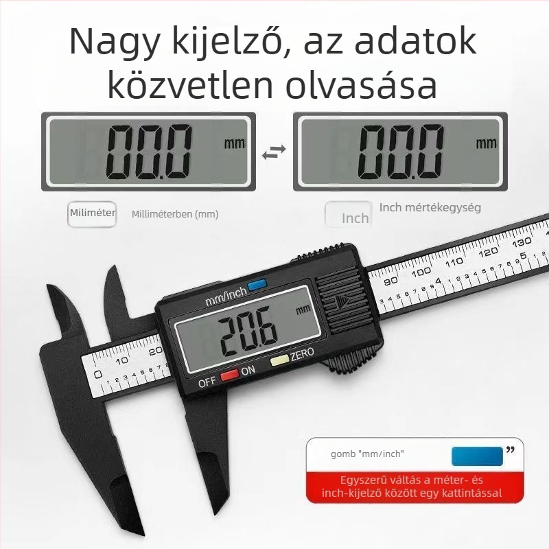 Digitális tolómérő jade ékszerekhez, hordozható, nagy pontosságú vernier, jade karkötő mérés, Spring Maple