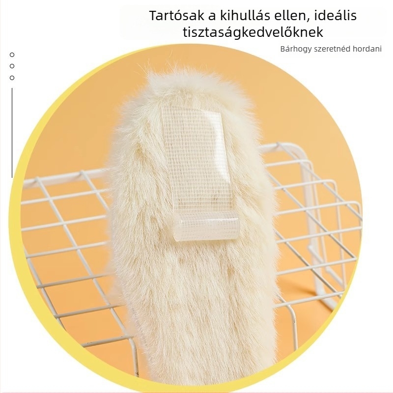 Uniszex téli talptalp műnyúl szőrrel és belsővel, nedvszívó és szagtalanító, puha talp