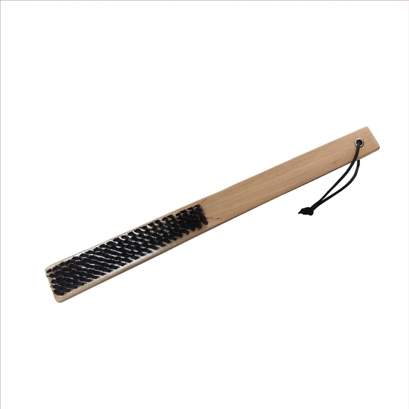 Fa cipőhúzó és ruhakefe hosszú nyéllel — Brand Trendy, Model Clothes brush and shoehorn