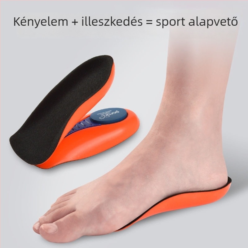 Félív pados ortopéd talpbetét cipőkhöz a sarokfájdalom enyhítésére, boltozat támogatására és ütéscsillapításra