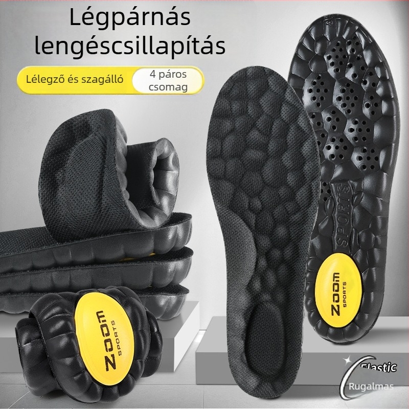 5D álló talpbetét nőknek és férfiaknak, ultra puha, anti-fatigue, izzadságfelszívó és szagtalan