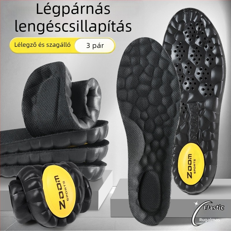 5D álló talpbetét nőknek és férfiaknak, ultra puha, anti-fatigue, izzadságfelszívó és szagtalan