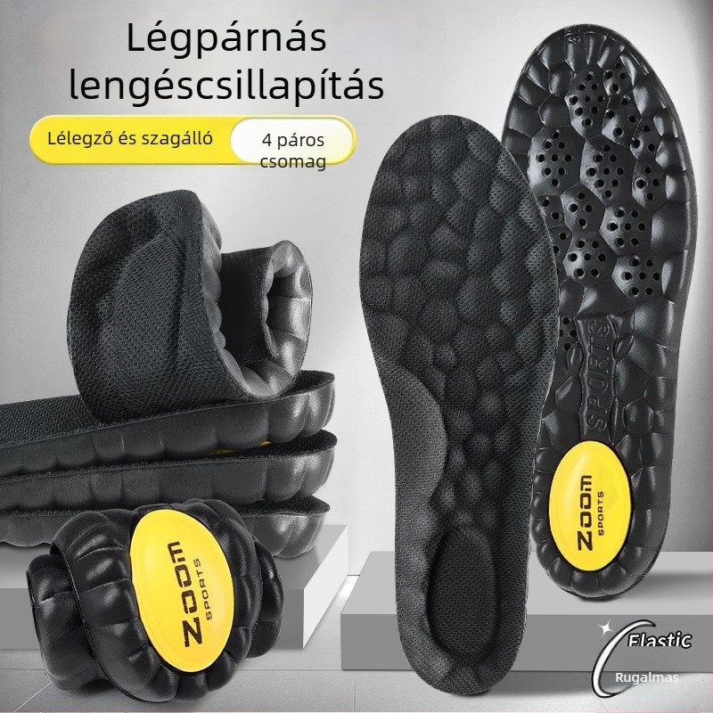 5D álló talpbetét nőknek és férfiaknak, ultra puha, anti-fatigue, izzadságfelszívó és szagtalan