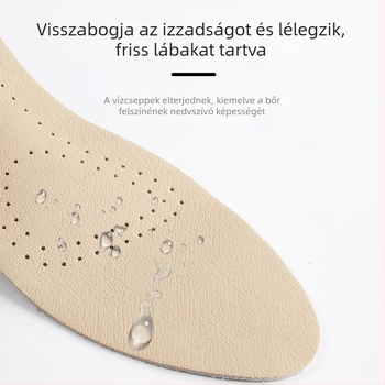 Talented 5091cx Öntapadós talpbetét nőknek – valódi bőr, teljes talpbetét, dezodoráló, lélegző, ultra vékony