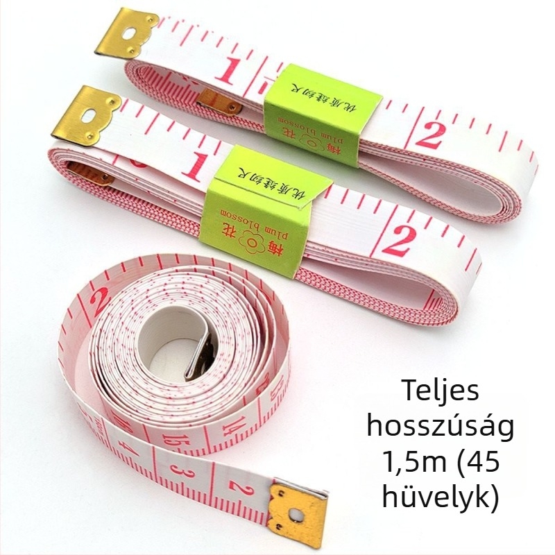 Textilből készült puha mérőszalag test körmére, nagy pontosságú mérőeszköz ruházathoz, többfunkciós mérőeszköz — Unique márka