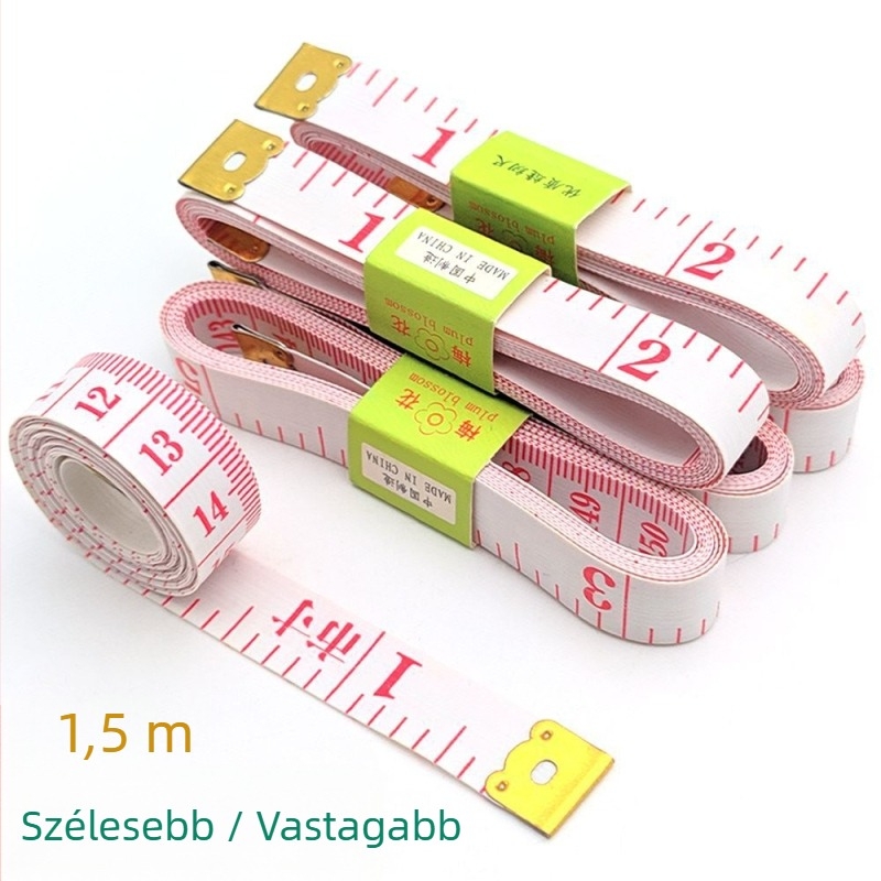 Textilből készült puha mérőszalag test körmére, nagy pontosságú mérőeszköz ruházathoz, többfunkciós mérőeszköz — Unique márka