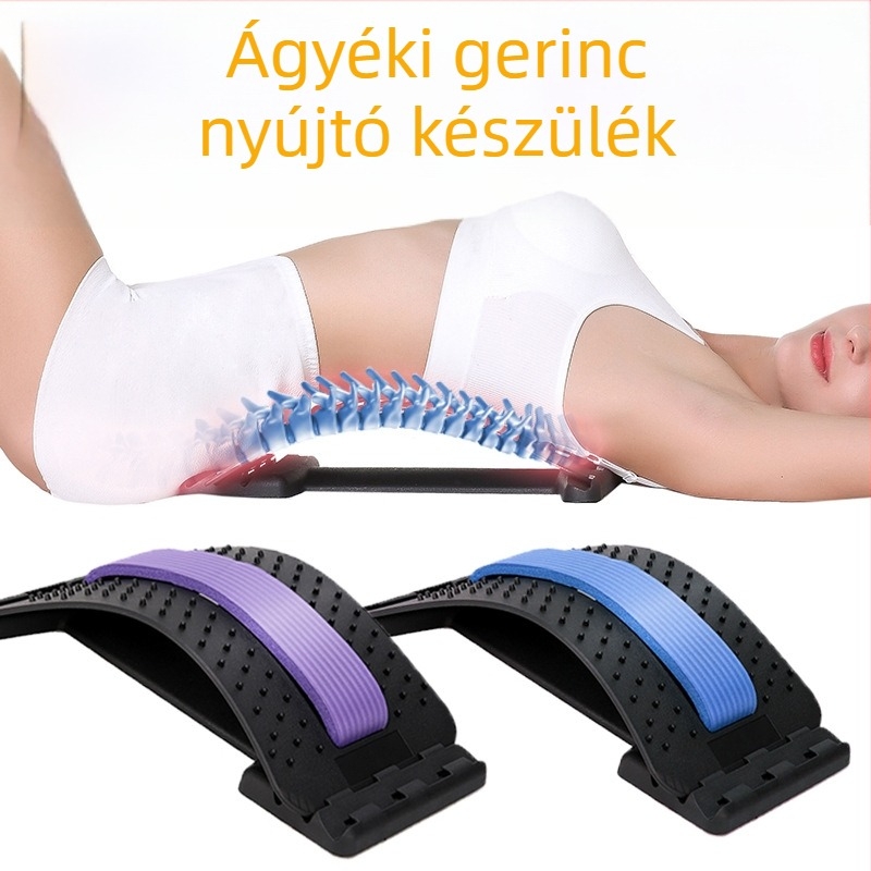 Deréktáji masszírozó és háti korrigáló, lumbális traction – Akupunktúra modell; Anyag: PP; Teherbírás: 150 kg; Márka: Beili