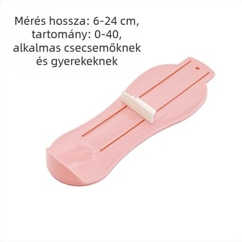 Műanyag otthoni lábfej-mérő gyerekeknek és felnőtteknek – belső hossz mérő, univerzális cipőhossz-mérés