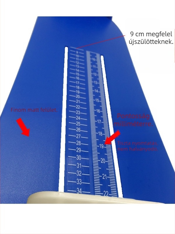 Lábfej hossz mérő babáknak, gyerekeknek és felnőtteknek – ABS műanyag