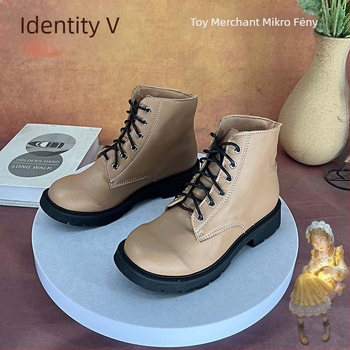 Cosplay csizmák nőknek — kerek orrú, felsőrész: Super Fiber, PU talp, alacsony sarkú 1–3 cm