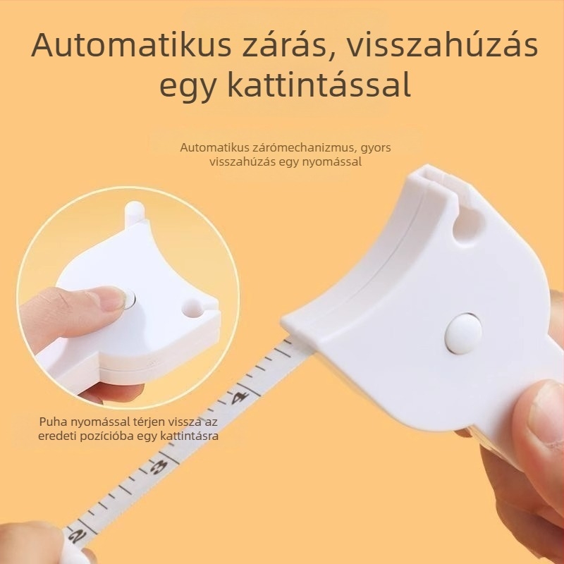 Kinyúló puha mérőszalag testmérésekhez (derék, kar, mell, láb)