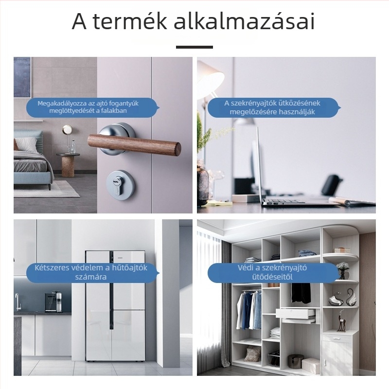 Szék- és asztallábvédő párnák — EVA habból, szilikon hátlappal, csúszásmentes és csendes, öntapadós a bútorokhoz, háztartási gépekhez és kézműves projektekhez