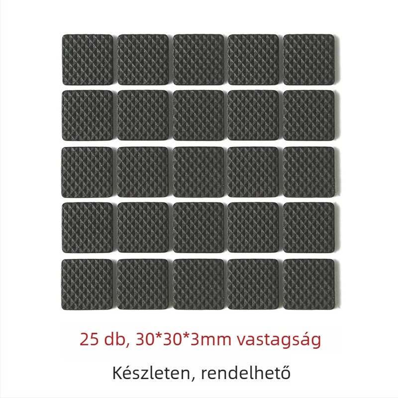 Szék- és asztallábvédő párnák — EVA habból, szilikon hátlappal, csúszásmentes és csendes, öntapadós a bútorokhoz, háztartási gépekhez és kézműves projektekhez