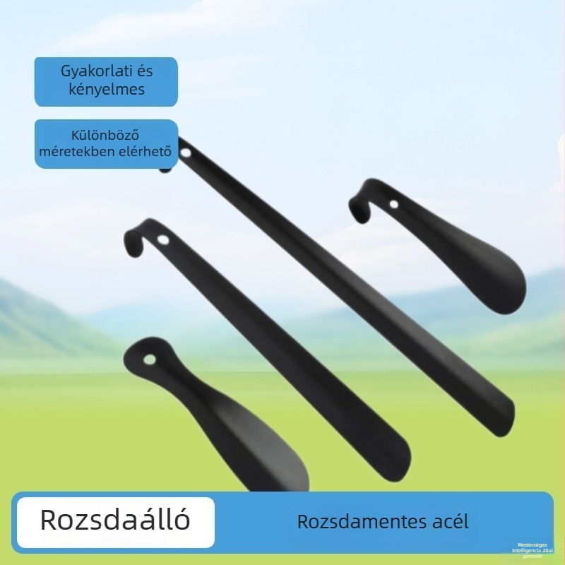 Cipőhúzó rozsdamentes acélból, Modell 01, irodalmi retro stílus, minden évszakra alkalmas.