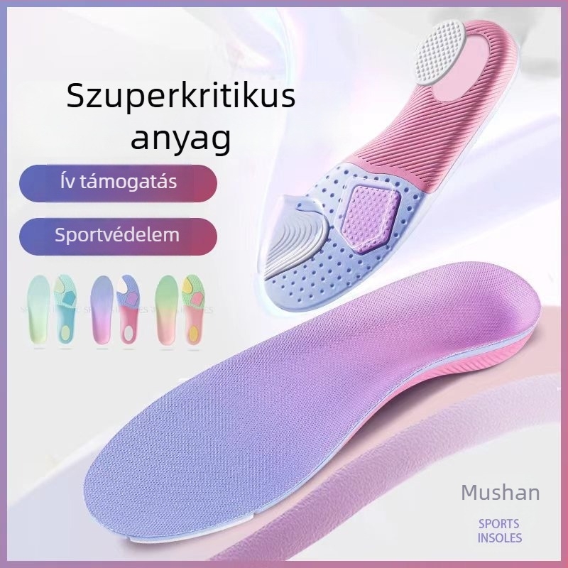 EVA talpbetét, modell 01, teljesen párnázott, ívtámasz, izzadságot elnyelő, légáteresztő, szagtalanító