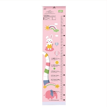 Baba magasságmérő készülék mozgatható derékszögű vonalzóval, modell 1063, PVC kivitel, márka org.mama/mother fruit