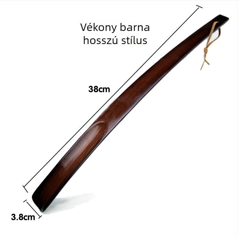Masszív fa cipőhúzó hosszú nyéllel, Modell 15-38, márka To zhen, otthonra és szállodába