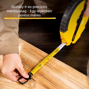 Bevonatos rostos szálas mérőszalag, vízálló és kopásálló, puha mérőszalag dobozban DL9850Z