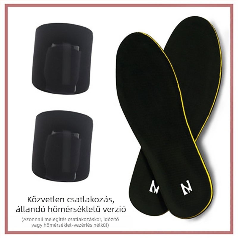 USB‑tápellátású fűtő talpbetét papucsokhoz, uniszex, hálós felső rész, EVA talp, otthoni használat