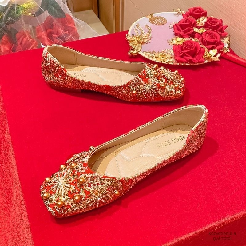 Női papucs Corduroy felső rész, gumírozott talp, Anti-Slip, ősz
