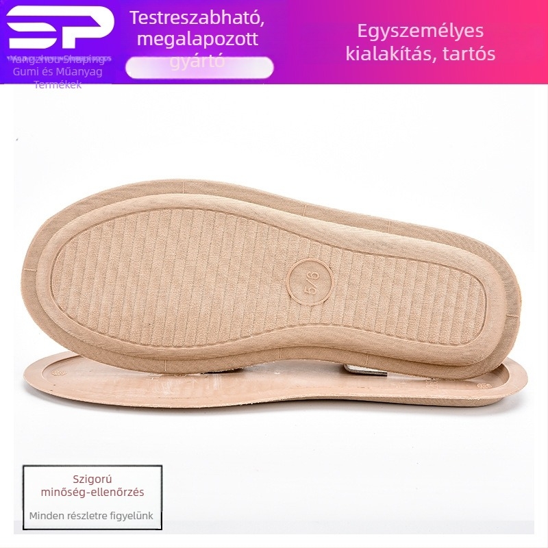 Női mindennapi lapos cipő gumitalppal és TPR talppal, testreszabható modell