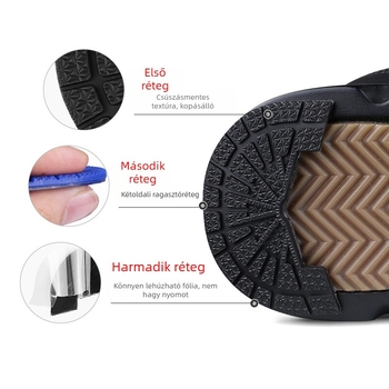 Öntapadós talptapasz kosárlabdacipőkhöz – csúszásmentes, kopásálló gumi, modell: 018 Sole Stick (Set)