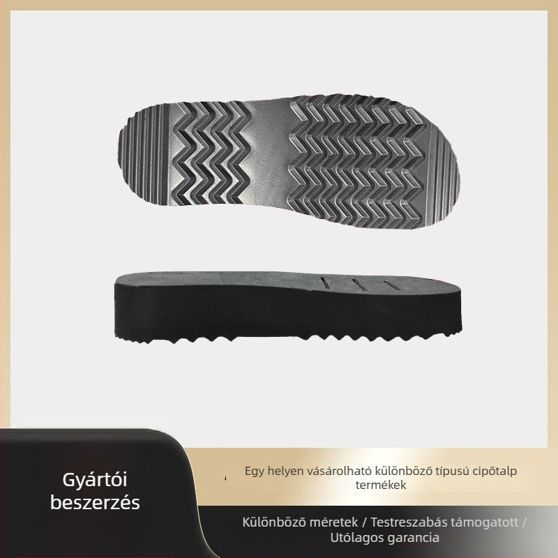 Vastag talpú papucs/sandálok mindennapi használatra, csúszásmentes és kopásálló talp, modell S1-8898, testreszabható