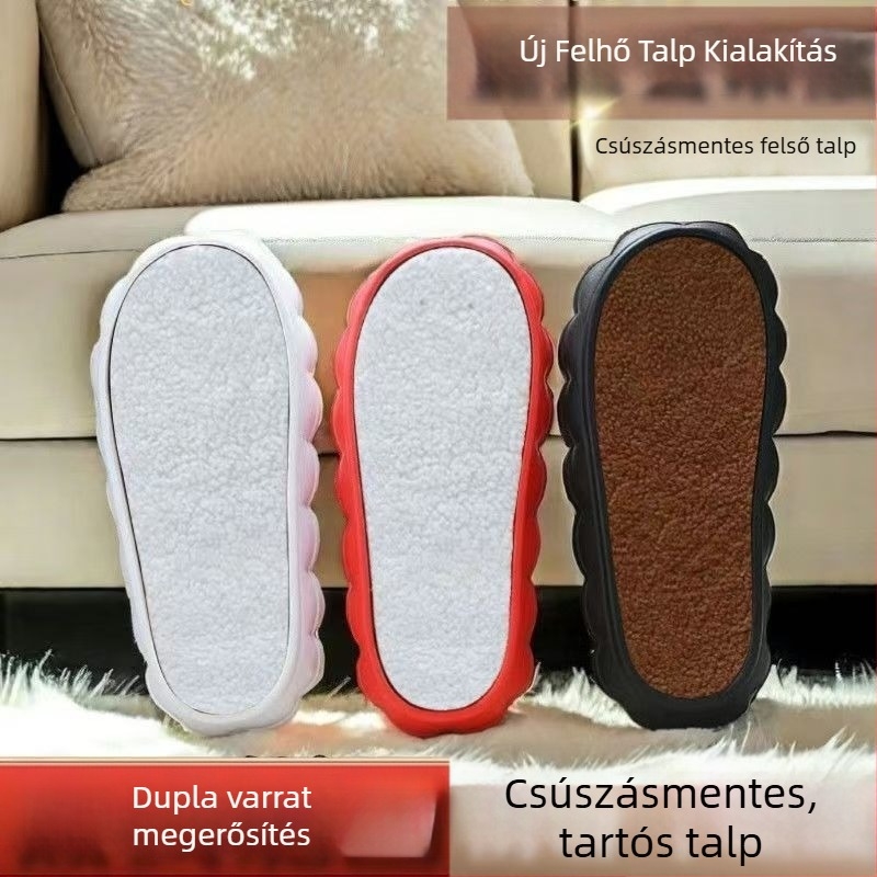 Felhőtalpú kézzel szőtt pamut papucs, EVA anyaggal, tavaszra, elegáns ingázáshoz