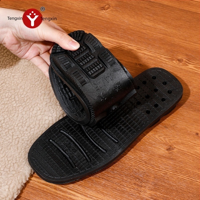 Tengxin C011 papucs, szellőző textil talppal, gumírozott kivitelezés, mindennapi viselet, egész évben