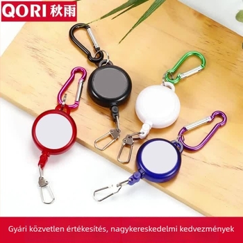 Bőr mérőszalag könnyen húzható csattal, ABS tokkal, modell Leather Tape Measure Easy Pull Buckle