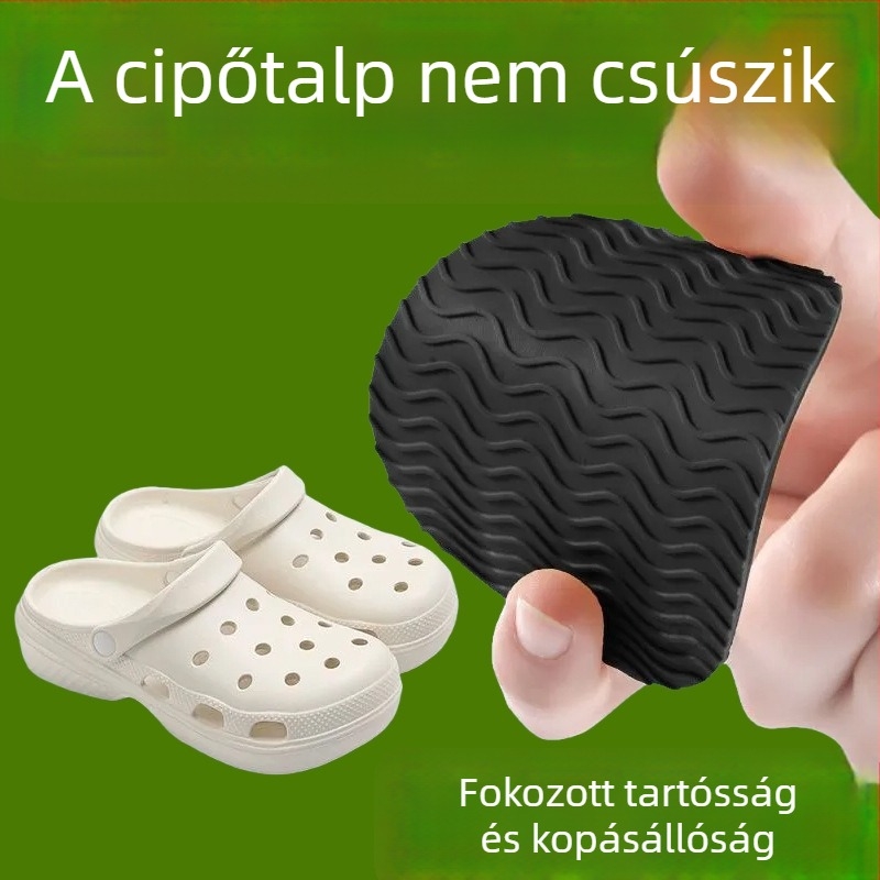Magas sarkú cipő előtti talpvédő fólia — gumi, Water Drop stílus, Anti-slip sole modell, minden évszakhoz