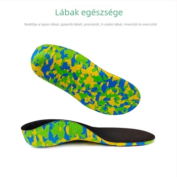 Gyerekek EVA ortopéd talpbetét sportcipőkhöz - boltozat-támogatás, légáteresztő, magas rugalmasság, modell 063