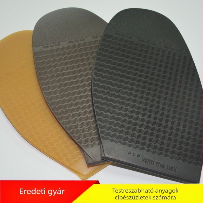 Kézzel készített bőrcipők gumírozott talppal, Forefoot stílus, Modell Fine Ripple, Márka With the Ball, Anyag: Gumi (Stílus: Forefoot; Modell: Fine Ripple; Márka: With the Ball; Anyag: Gumi)
