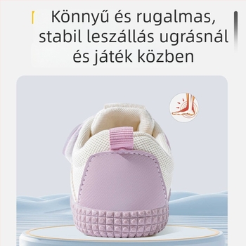 12-36 hónapos babacipő, mikroszálas bőr felsőrész, puha talp, csúszásmentes, lélegző háló, rajzfilm stílus