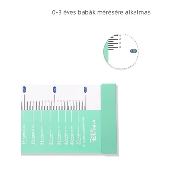 Baba magasság- és testsúly mérő matrac precíziós vonalzóval – otthoni használatra; anyag: Egyéb; 1–3 éveseknek