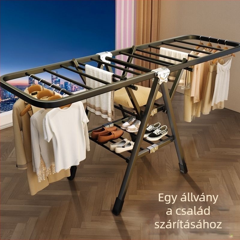 Padlóálló tárolópolc szerelés nélkül, otthoni használatra szélesített tárolás, mozgatható és állítható, nagyobb tárak számára