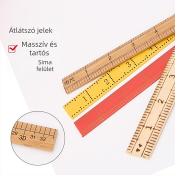 Műanyag mérővonalzó varrónak – DIY szerszám varráshoz