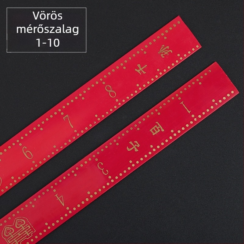 Műanyag mérővonalzó varrónak – DIY szerszám varráshoz