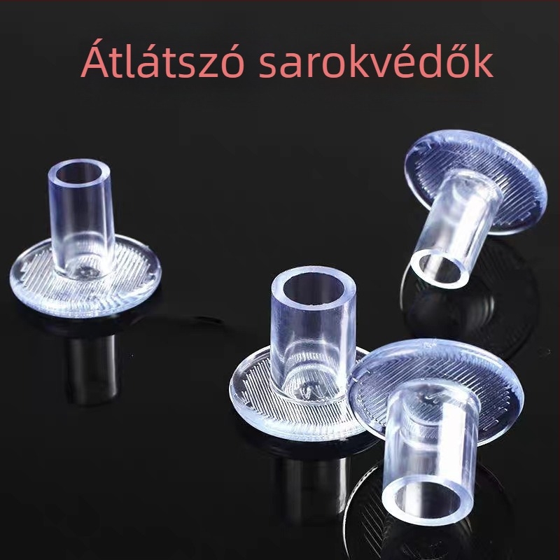 Magas sarkú sarokvédők tüskékkel, kerek csendes sarokvédők