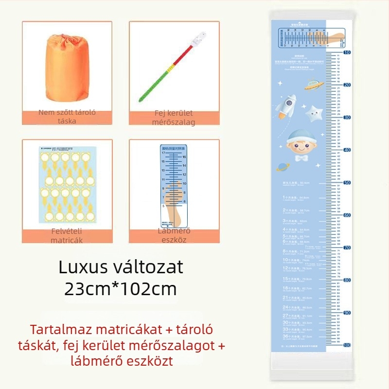 Baba magasság- és testsúlymérő matrac
