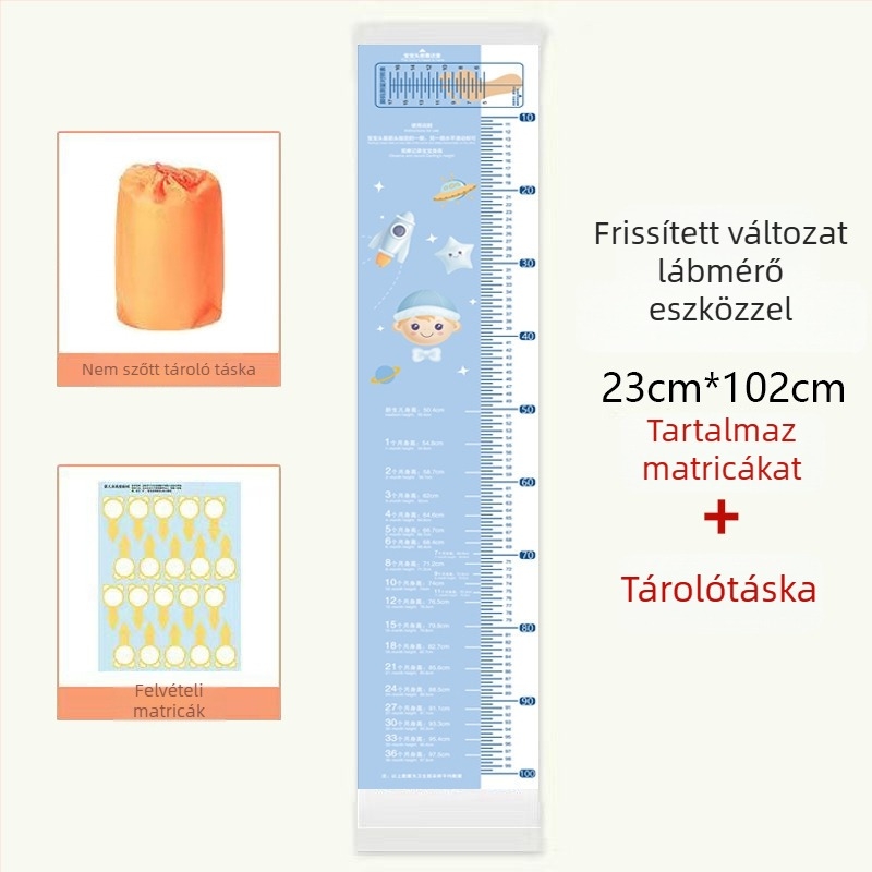 Baba magasság- és testsúlymérő matrac