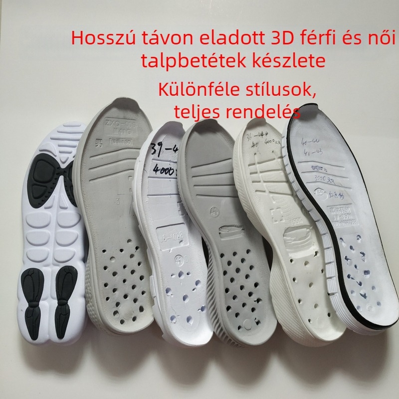 Uniszex 3D EVA talp sportcipőkhöz — anyag: EVA, modell: 3D EVA, stílus: futó talp, alkalmas minden évszakra