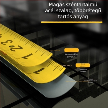 Deli Acél mérőszalag, modell Effective, mérési tartomány 1-50, Importált: Nem